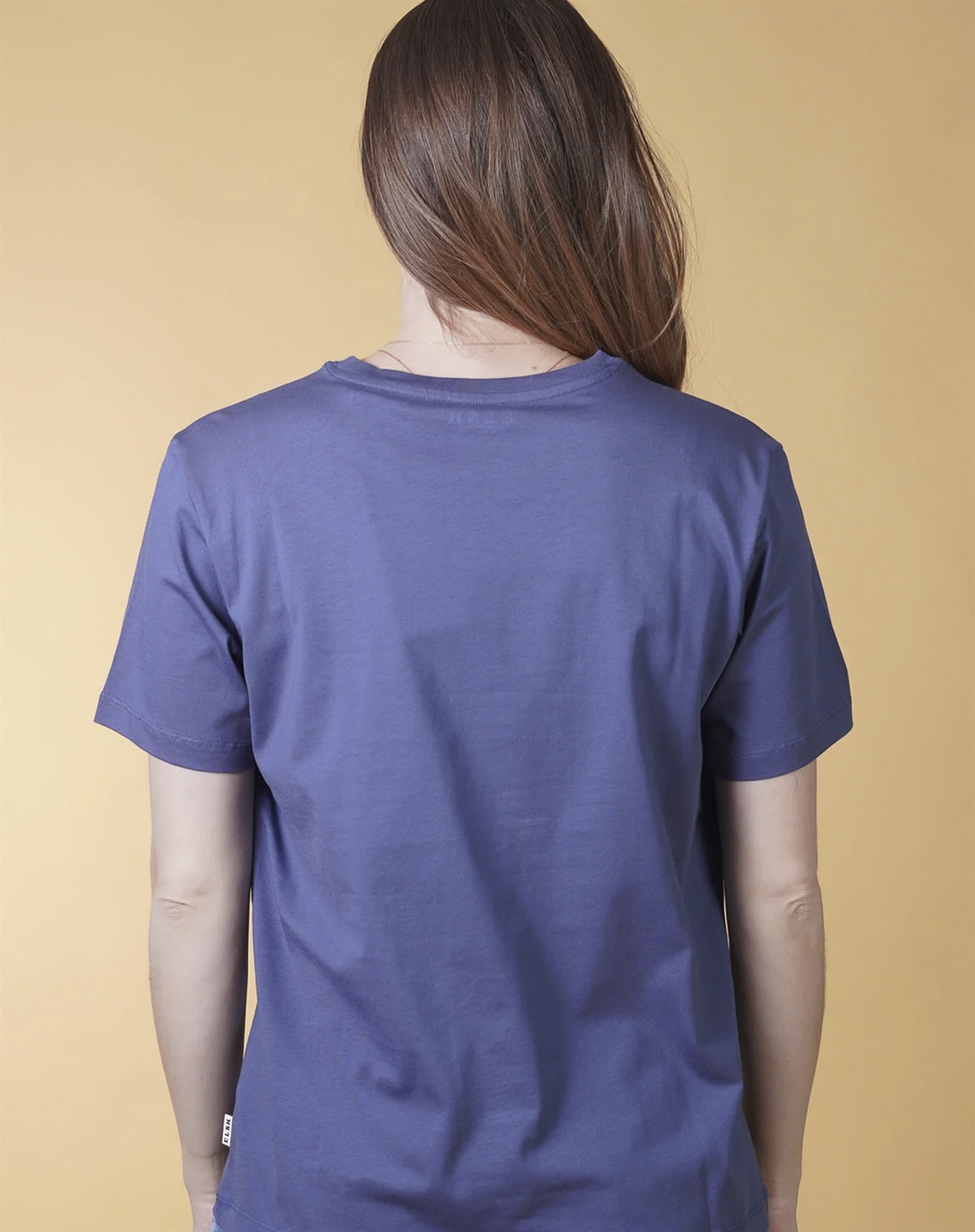 Elsk - Signed Basic Womens Casual T-shirt - Vintage Blue